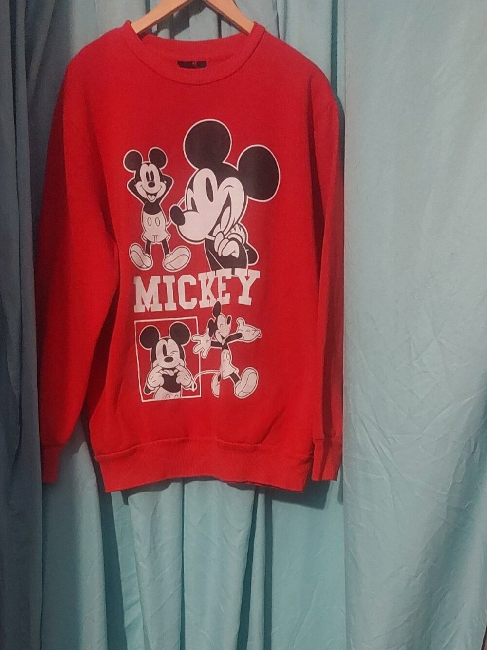 Disney Mickey Mouse Crew Neck Sweater Large (Unisex)